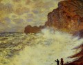Stormy Weather at Etretat Claude Monet